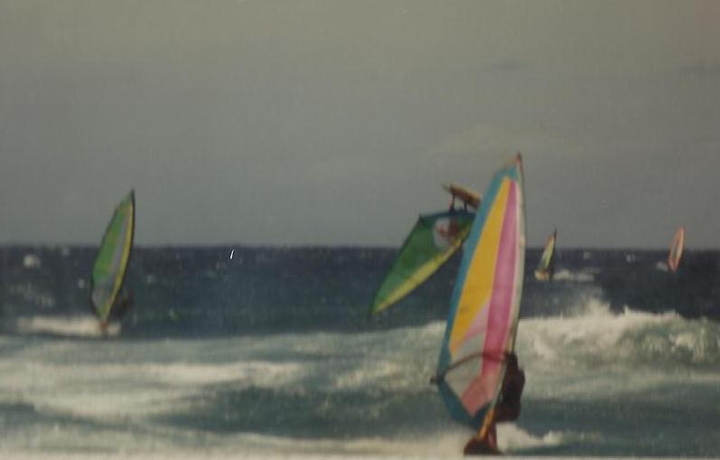 Maui 1990 front loops attempts